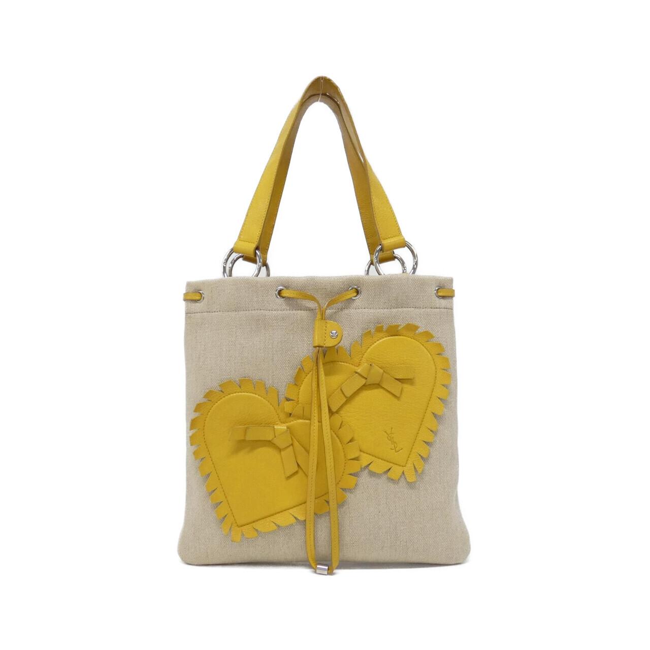 YSL Saint Laurent Yves Shoulder Bag Canvas