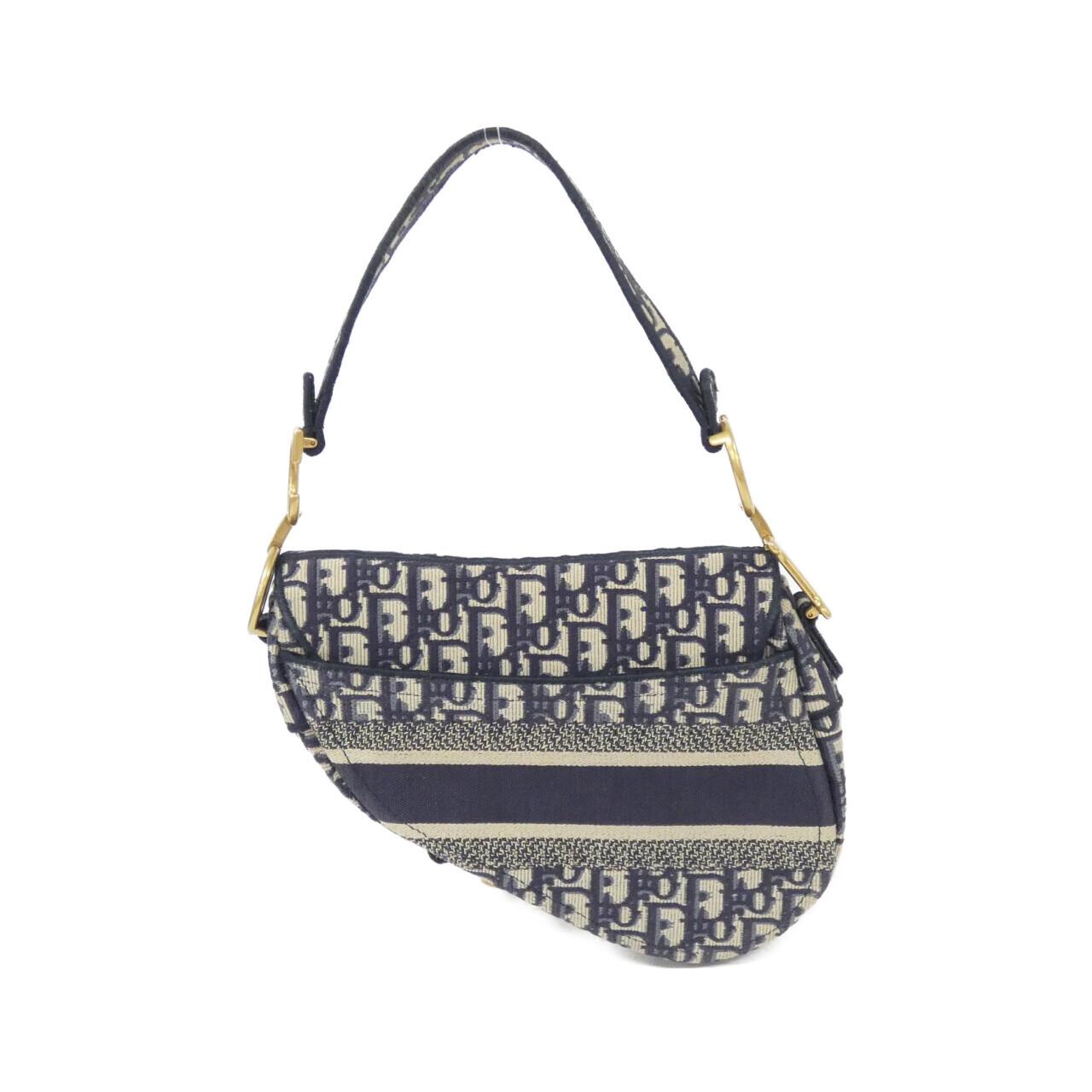 Dior Christian Oblique Shoulder Bag Canvas Canvas Shoulder Bag