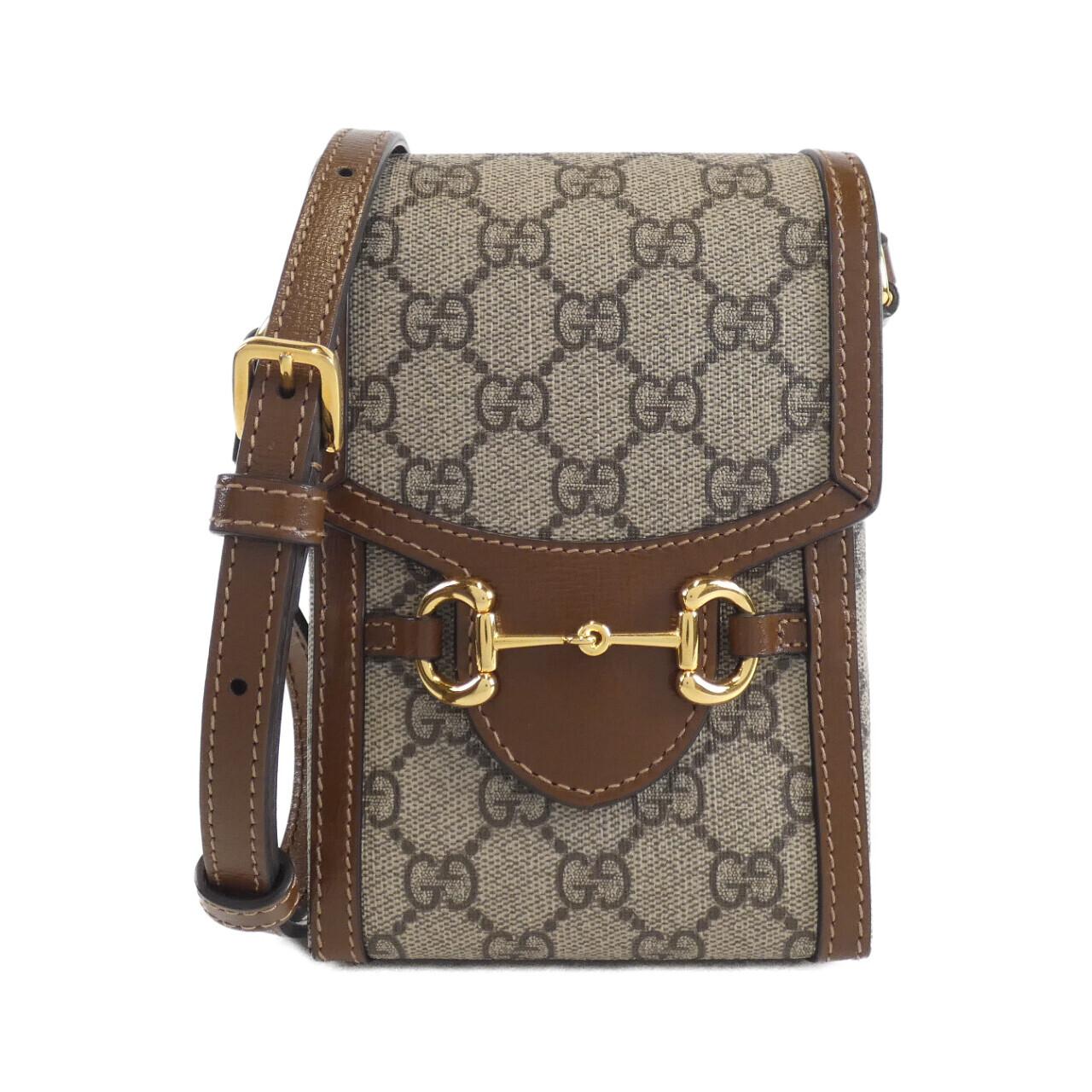 Gucci Horsebit Supreme Shoulder Bag Canvas Bag 5