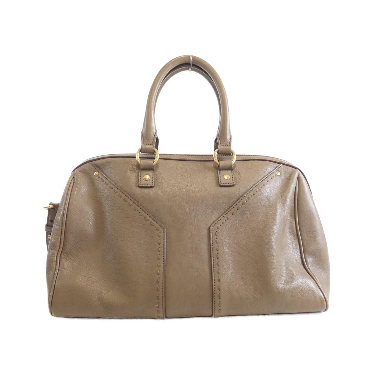 YSL Saint Laurent Yves Weekly Boston Bag Leather Travel Bag