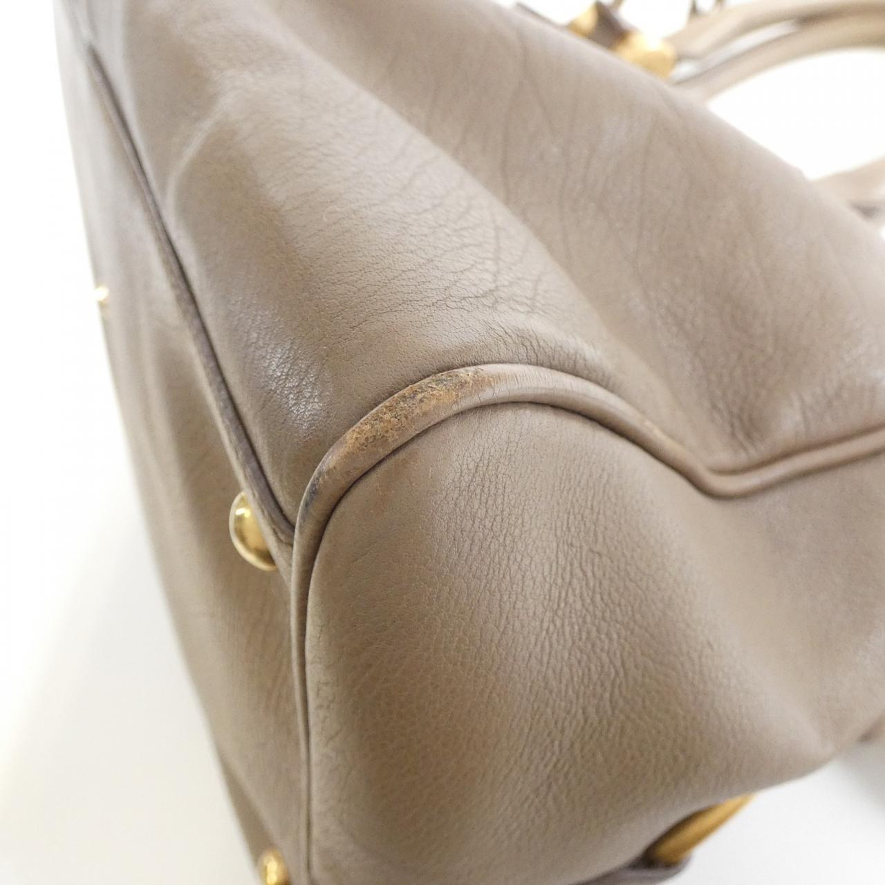 YSL Saint Laurent Yves Weekly Boston Bag Leather Travel Bag