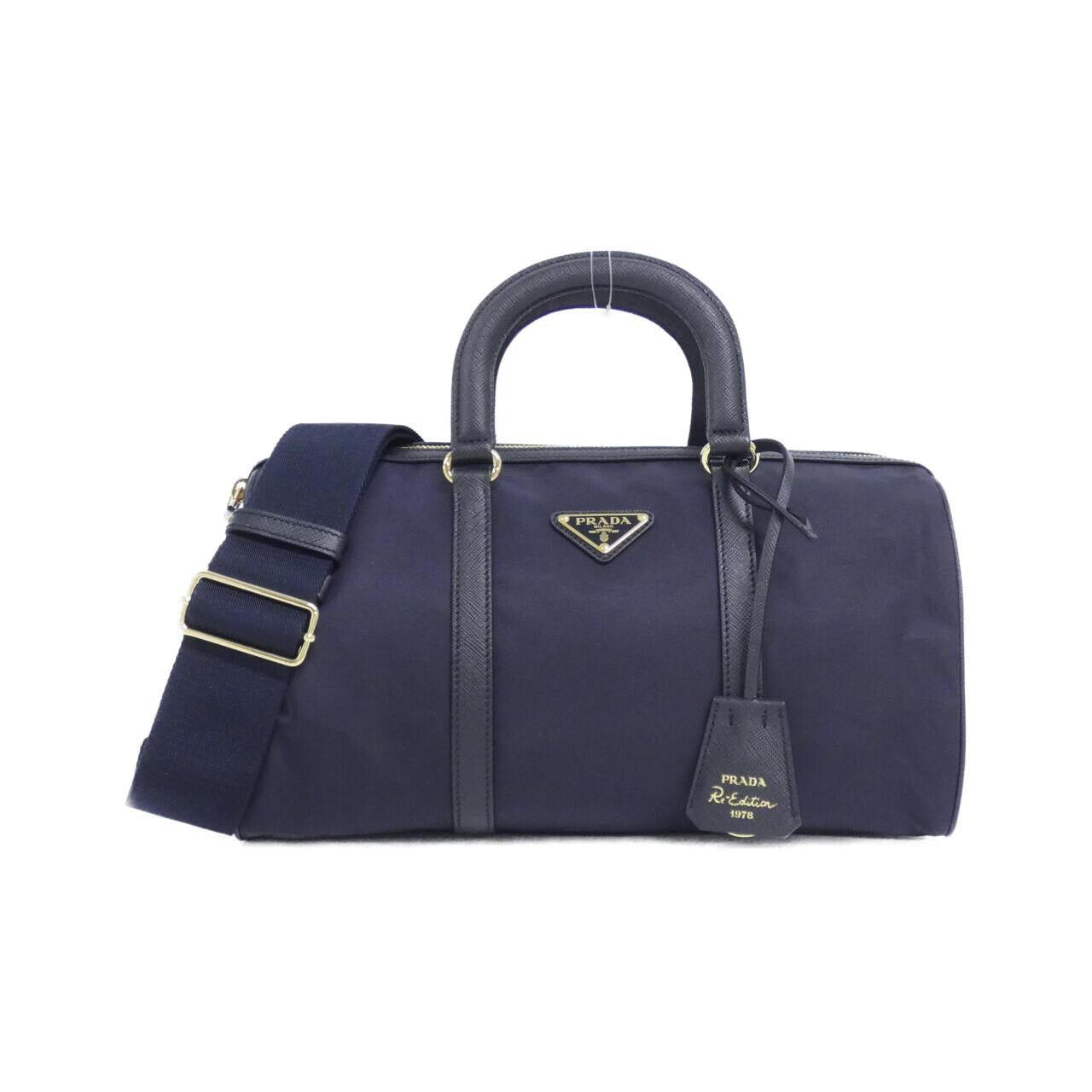 Prada 1Bb233 Tessuto Boston Bag Saffiano Travel Bag