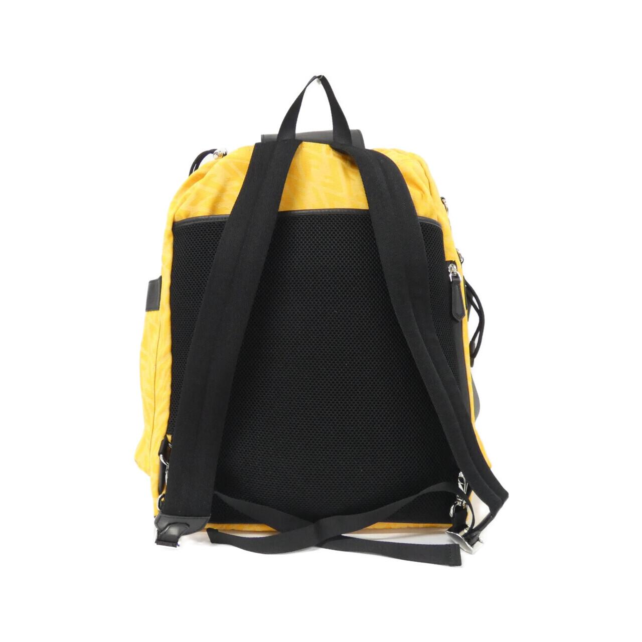 Fendi Strike Backpack Leather Canvas Large