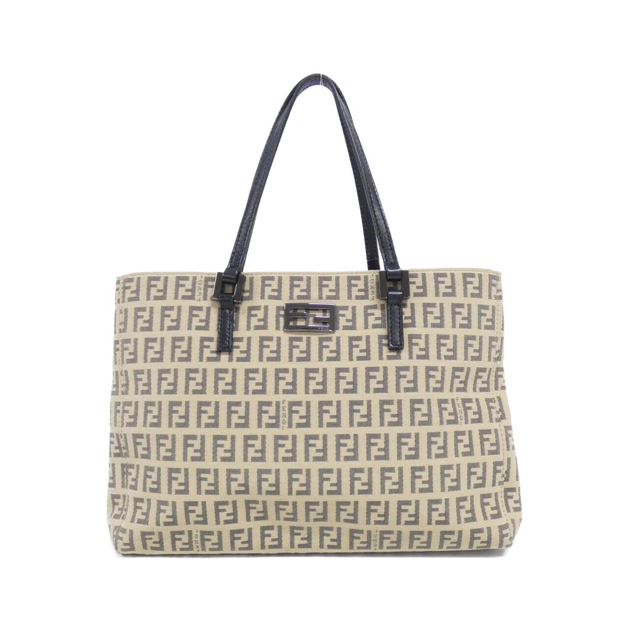 Fendi 8Bh132 Bag Leather Canvas Travel Bag