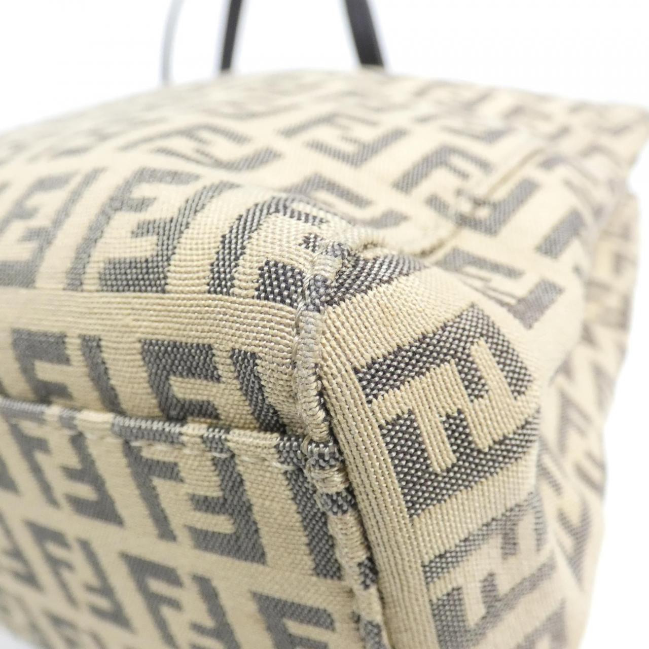 Fendi 8Bh132 Bag Leather Canvas Travel Bag