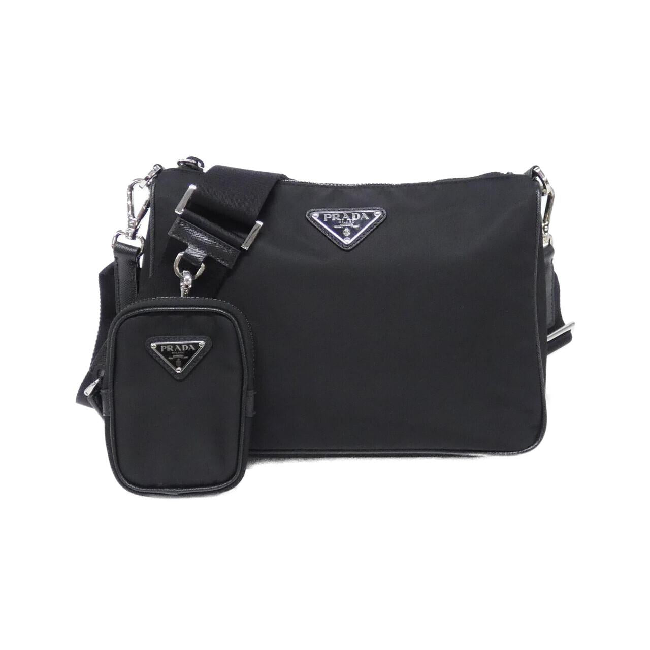 Prada 2Vh113 Tessuto Shoulder Bag Saffiano