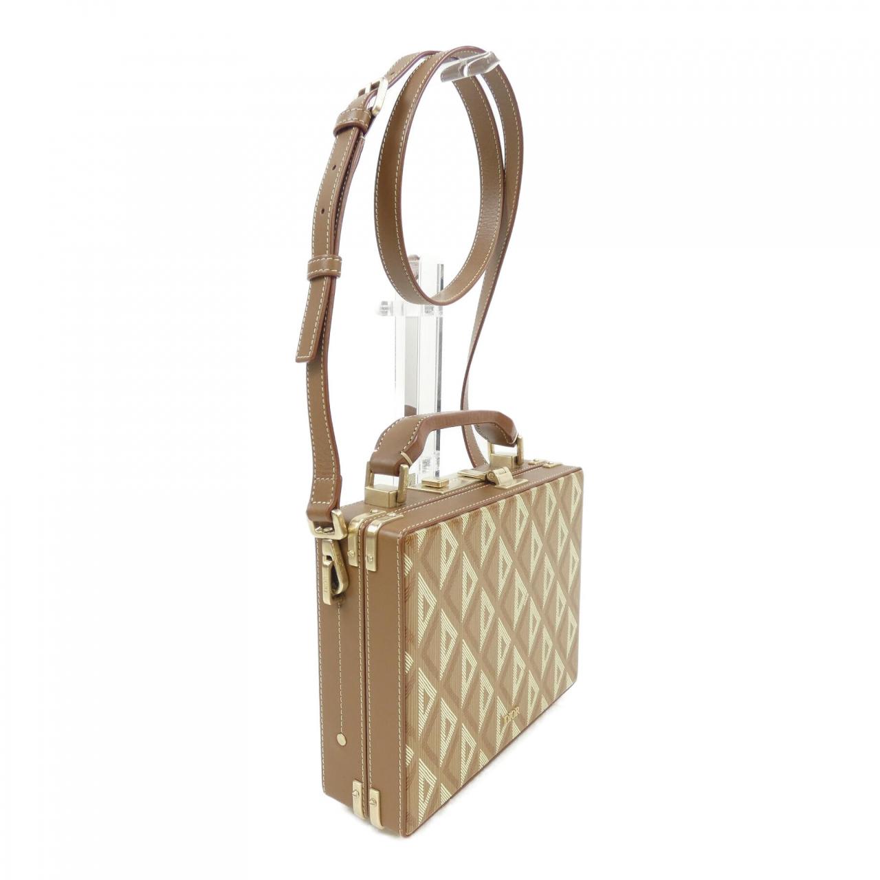 Dior Lock Case Cd Diamond Bag Travel Bag