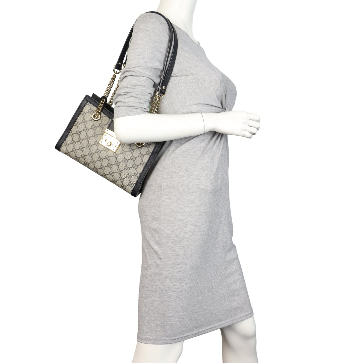 Gucci GG Supreme Small Padlock Tote