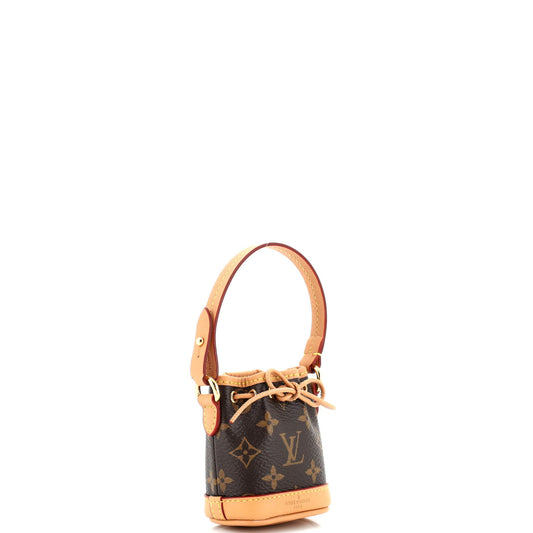 Louis Vuitton Noe Bag Charm Micro Canvas Monogram Travel Bag