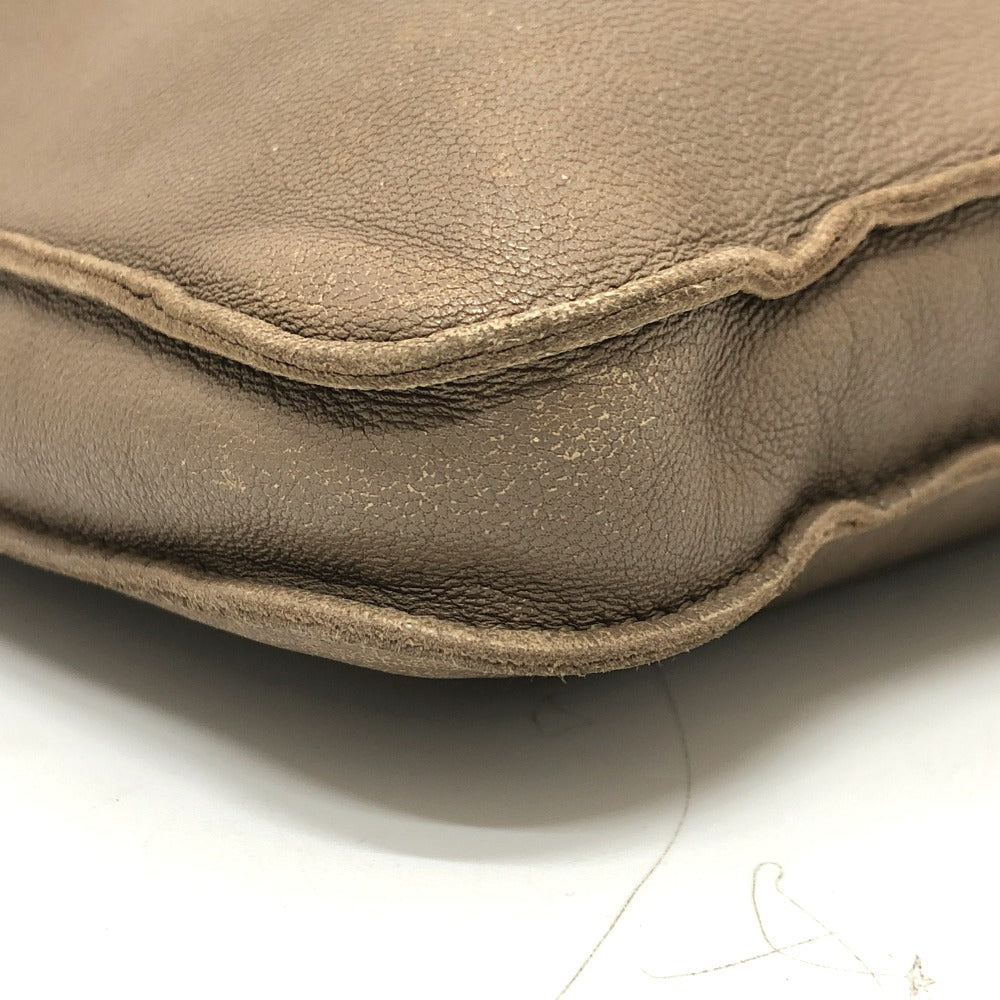 Hermes Shoulder Bag Crude Cell Leather Brown