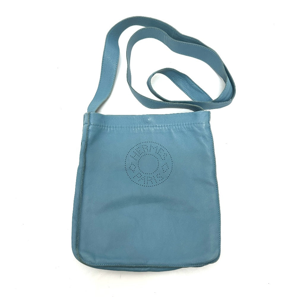 Hermes Shoulder Bag Crude Cell Leather Blue