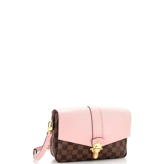 Louis Vuitton Clapton Handbag Damier And Pm Leather Shoulder Bag