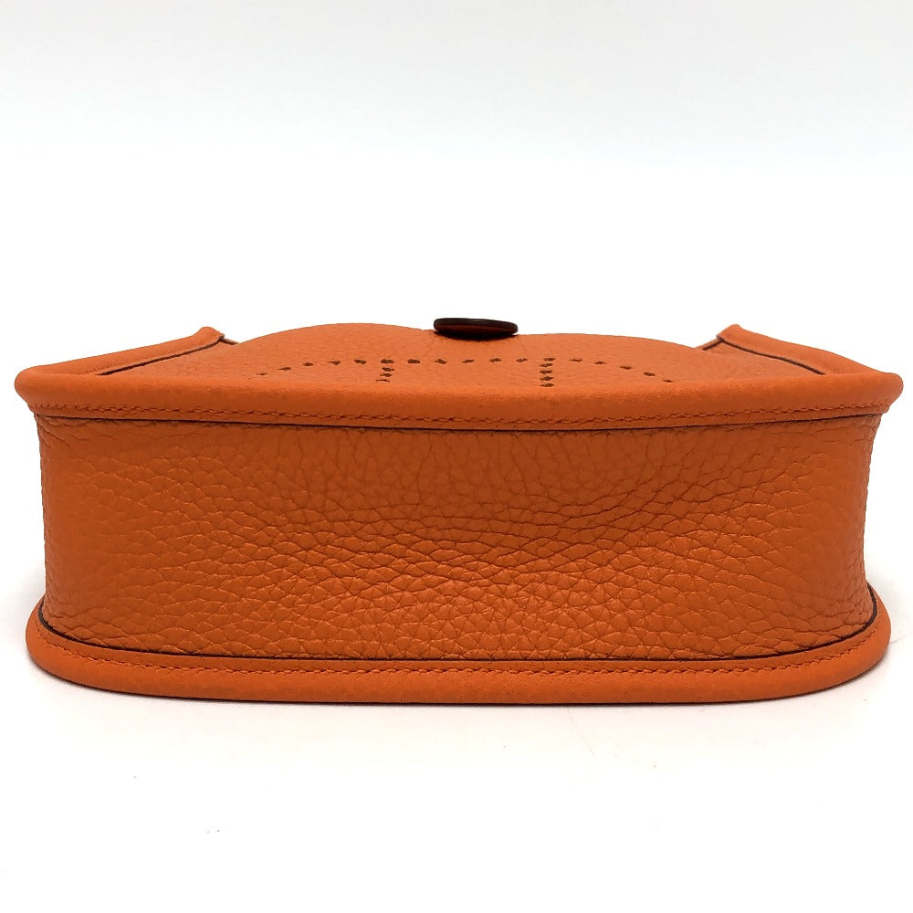 Hermes Shoulder Bag Taurillon Clemence Evelyn Tpm Women Orange
