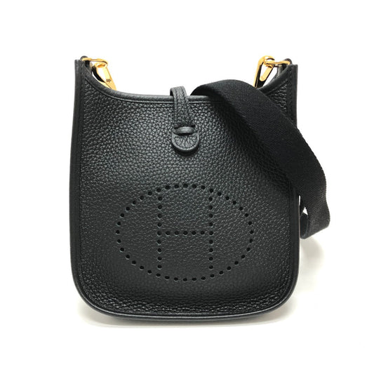 Shoulder Bag Taurillon Clemence Evelyn Tpm Amazone Black