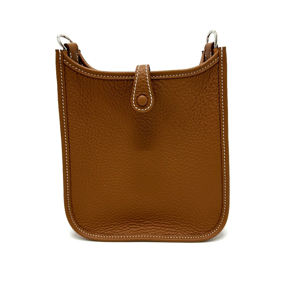 Hermes Shoulder Bag Taurillon Clemence Evelyn Tpm Gold