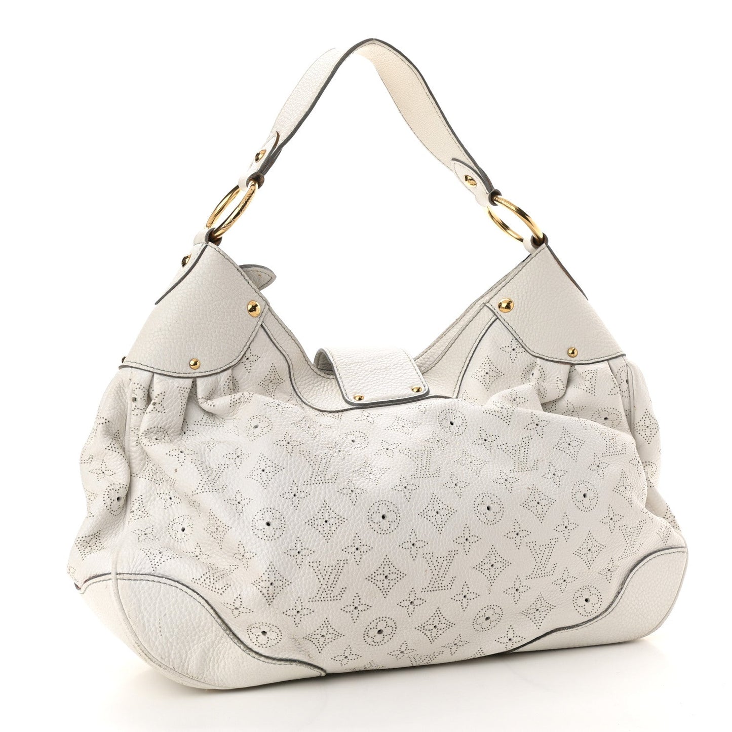Louis Vuitton MAHINA SOLAR PM Leather Handbag