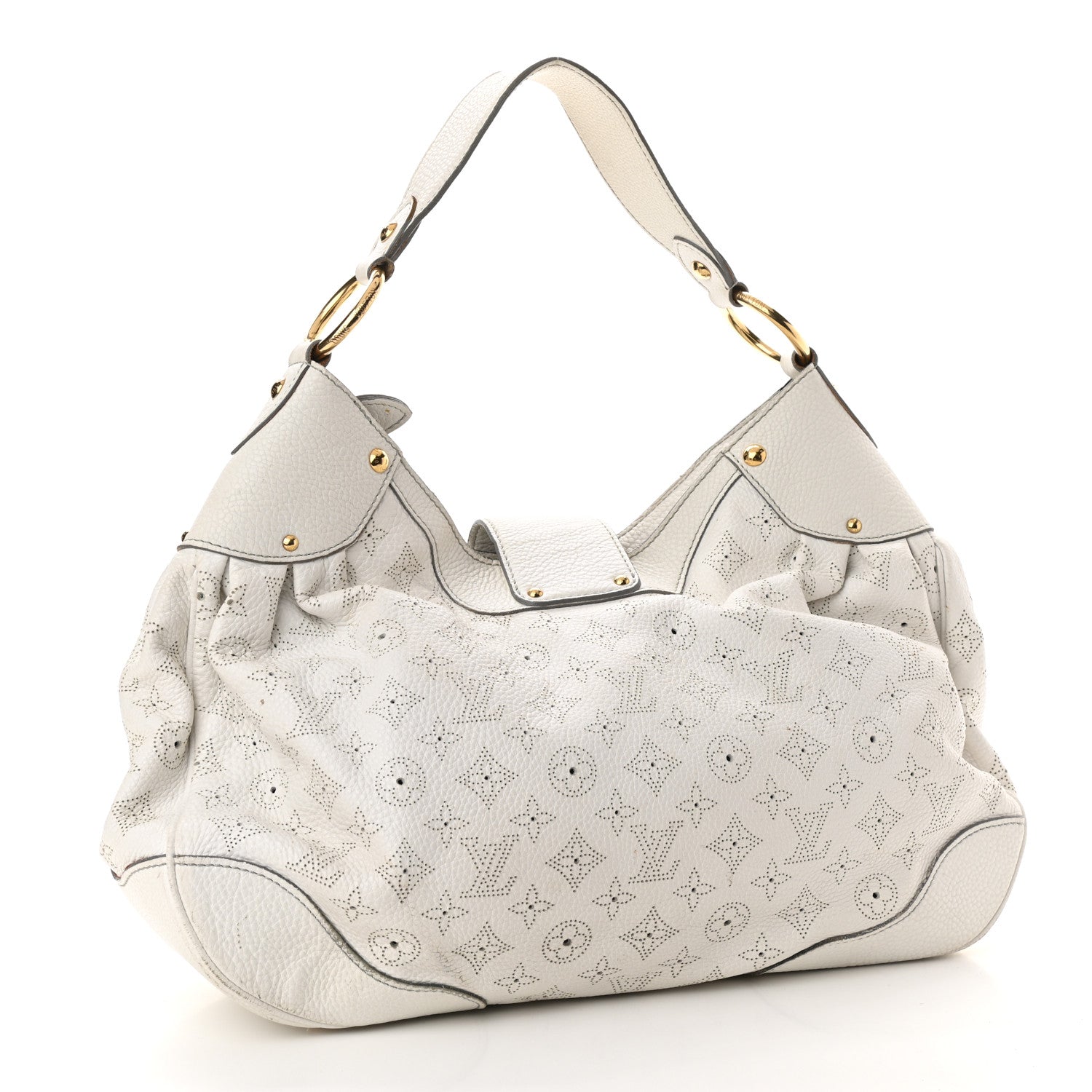 Louis Vuitton MAHINA SOLAR PM Leather Handbag