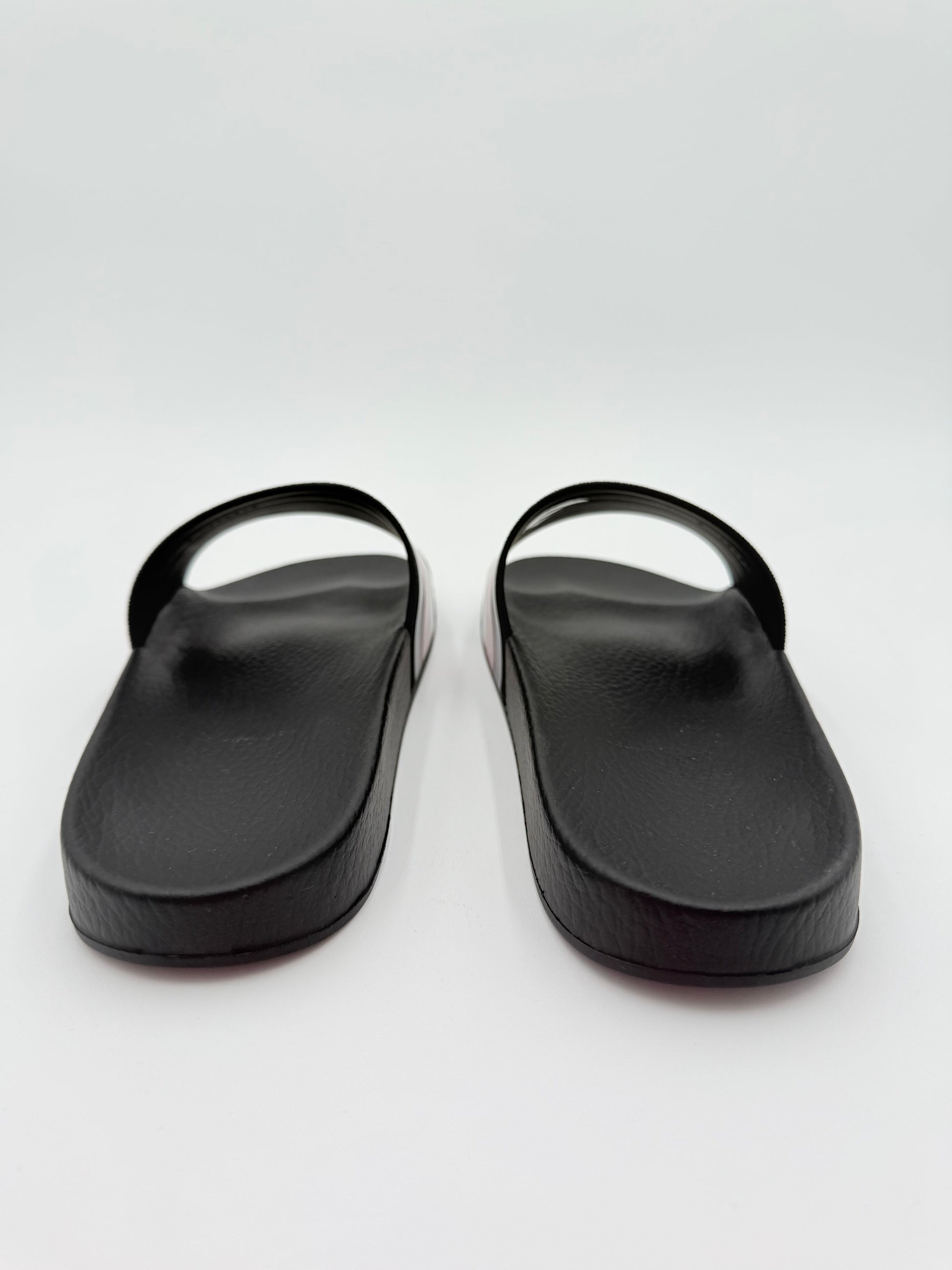 Sandals Luxury Designer By Gucci In Black, Size:10