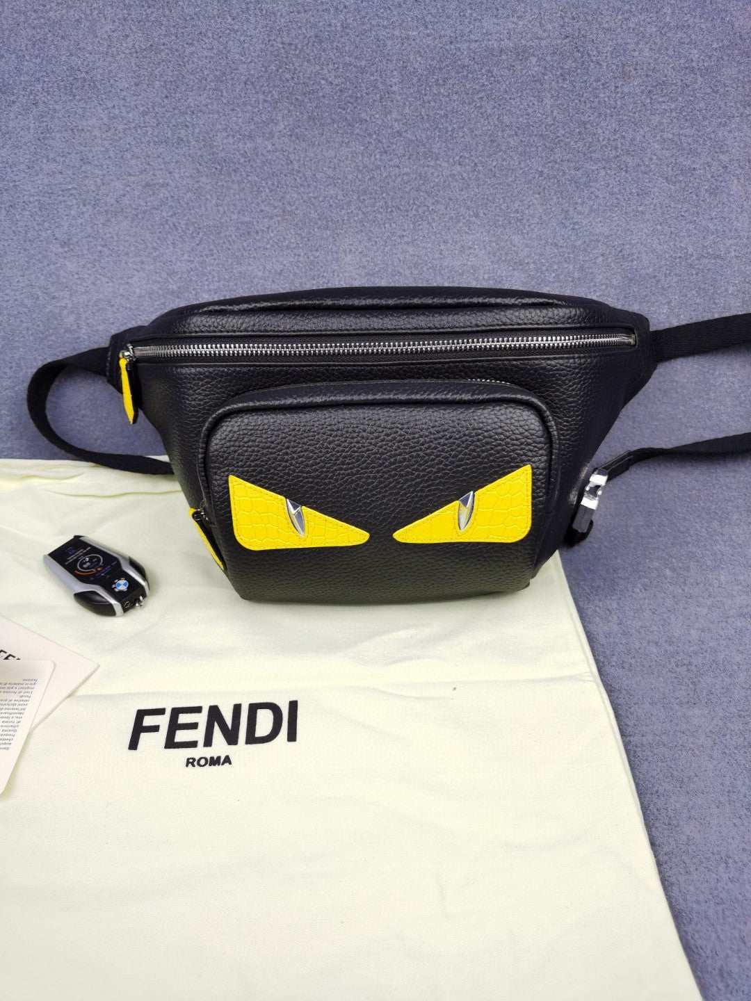 Fendi Top QualityTop Quality Little Monster Black FF Accessory 6