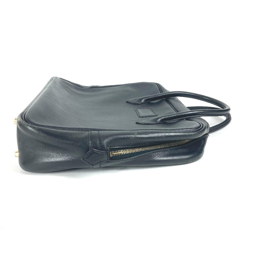 Business Bag Eiffel Mens Leather Black Travel Bag