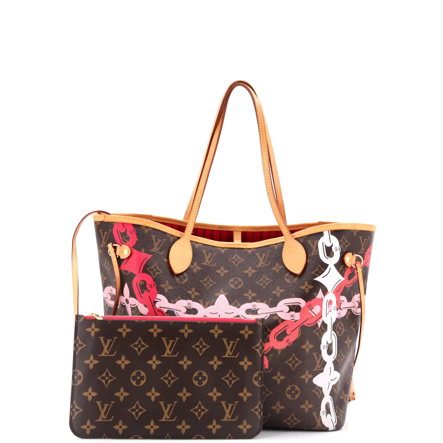 Louis Vuitton Neverfull Nm Tote Limited Edition Bay Mm Canvas Monogram Tote Bag