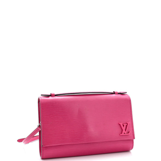 Louis Vuitton Clery Handbag Epi Leather Travel Bag