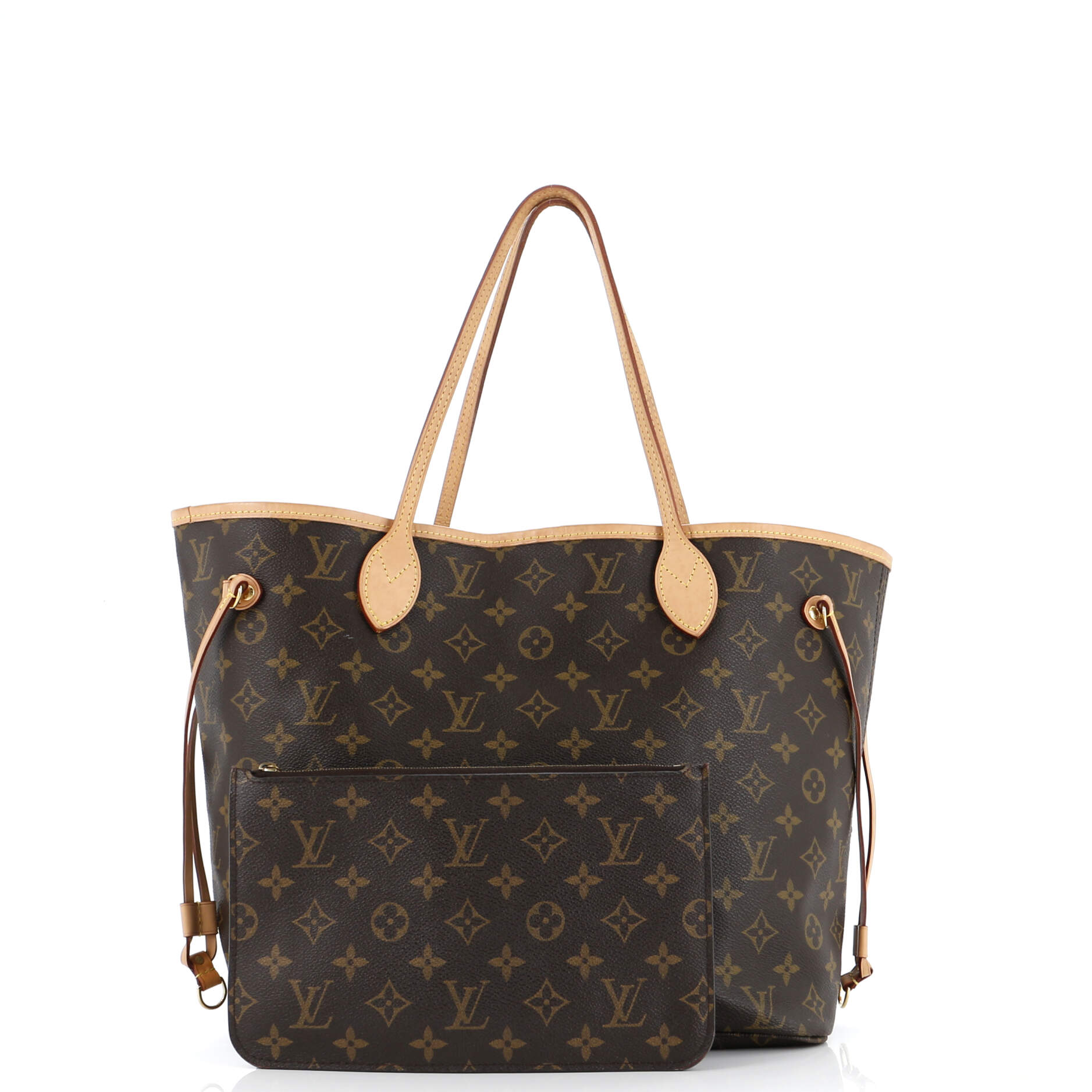 Louis Vuitton Neverfull Nm Tote Mm Canvas Monogram Tote Bag
