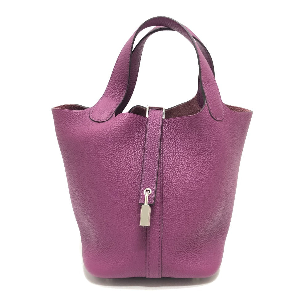 Togo Purple Picotan Lock Pm Travel Bag