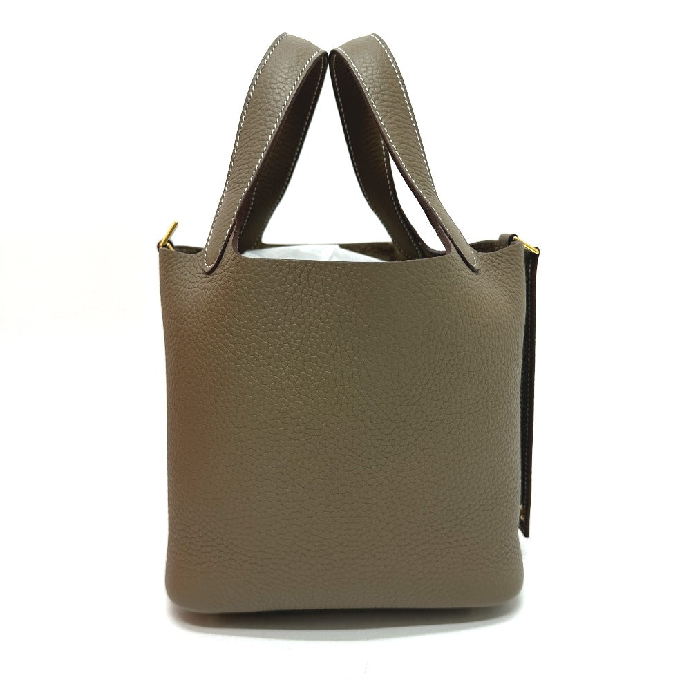 Taurillon Clemence Picotin Lock Pm Bag Beige Travel Bag