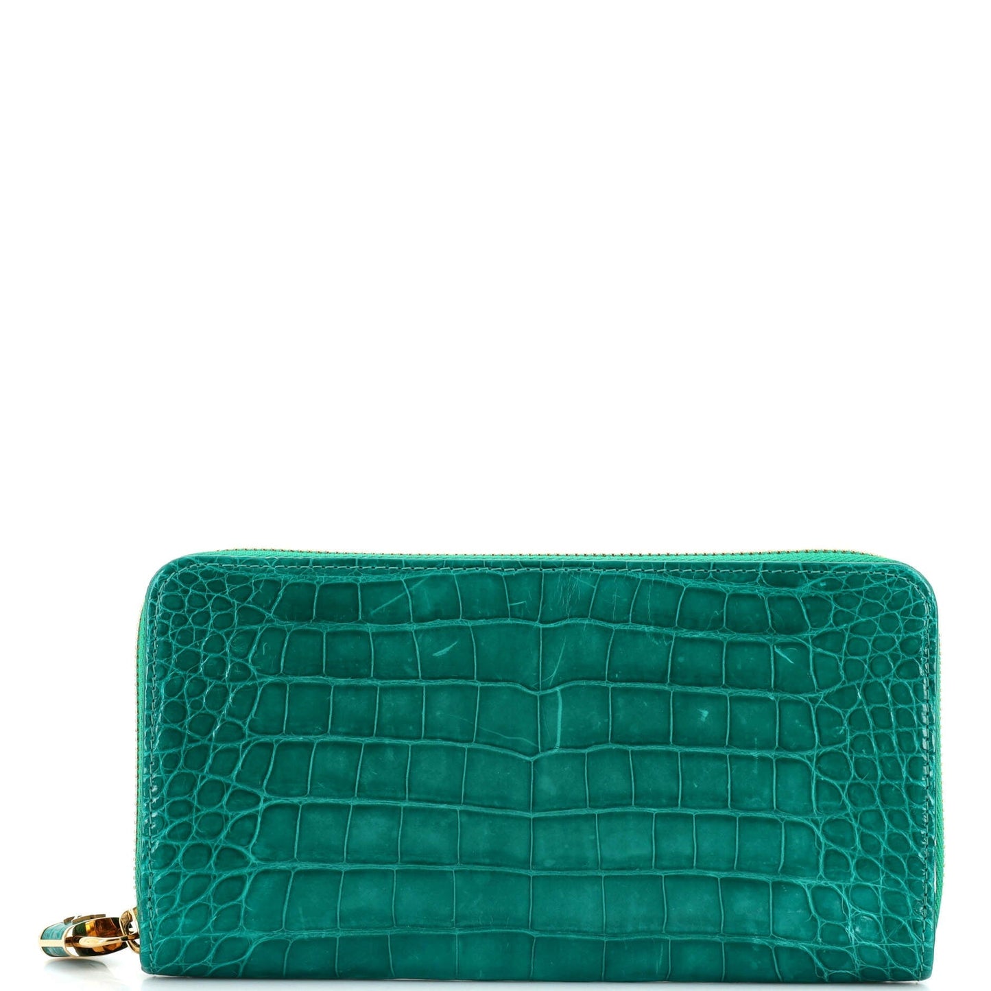 Louis Vuitton Padlock Zippy Wallet Crocodile Handbag Travel Bag