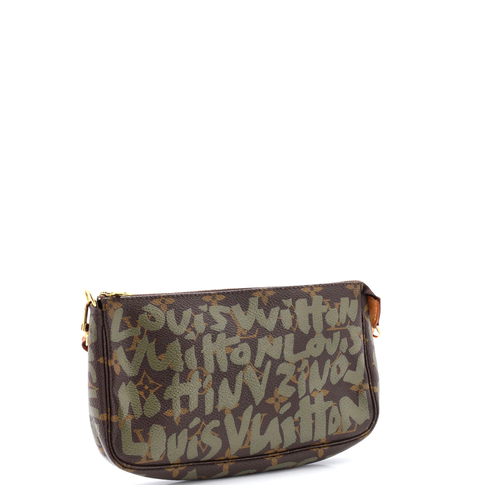 Louis Vuitton Pochette Accessoires Limited Edition Graffiti Shoulder Bag Monogram
