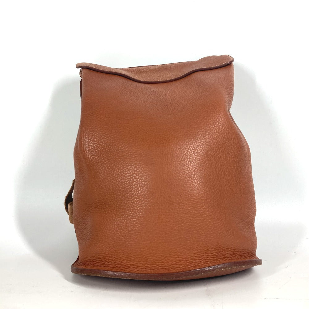 Hermes Backpack Sherpa Pm Women Leather Brown