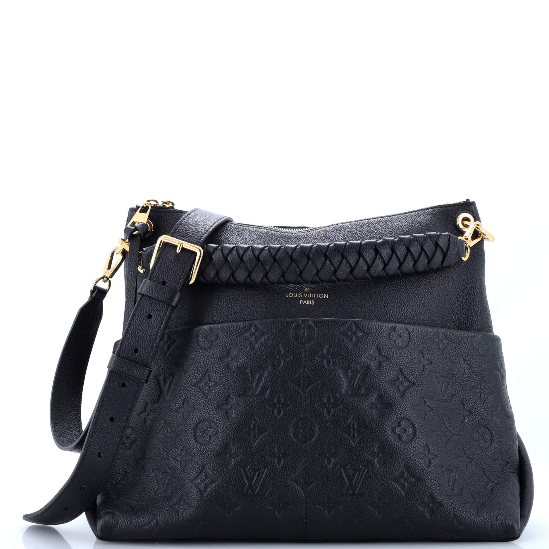 Louis Vuitton Maida Handbag Empreinte Leather Monogram Shoulder Bag