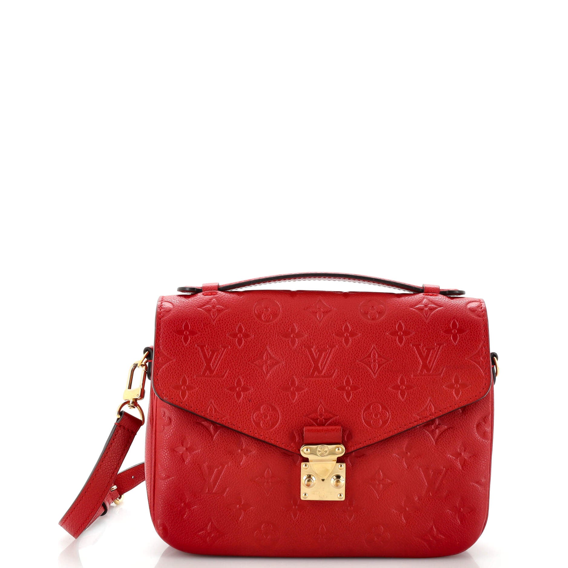 Louis Vuitton Pochette Metis Empreinte Shoulder Bag Leather Monogram