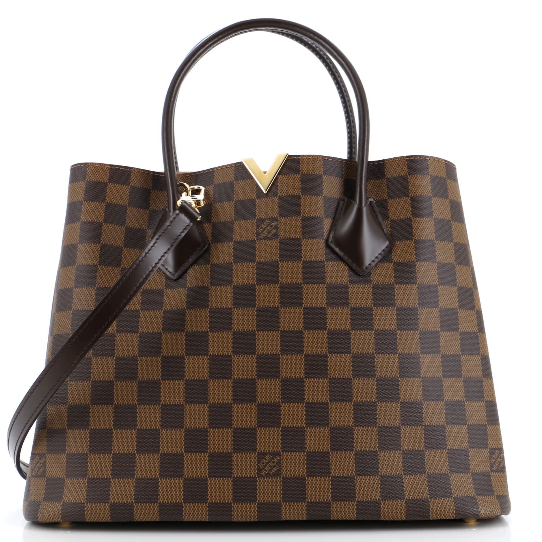 Louis Vuitton Kensington Handbag Damier Tote Bag