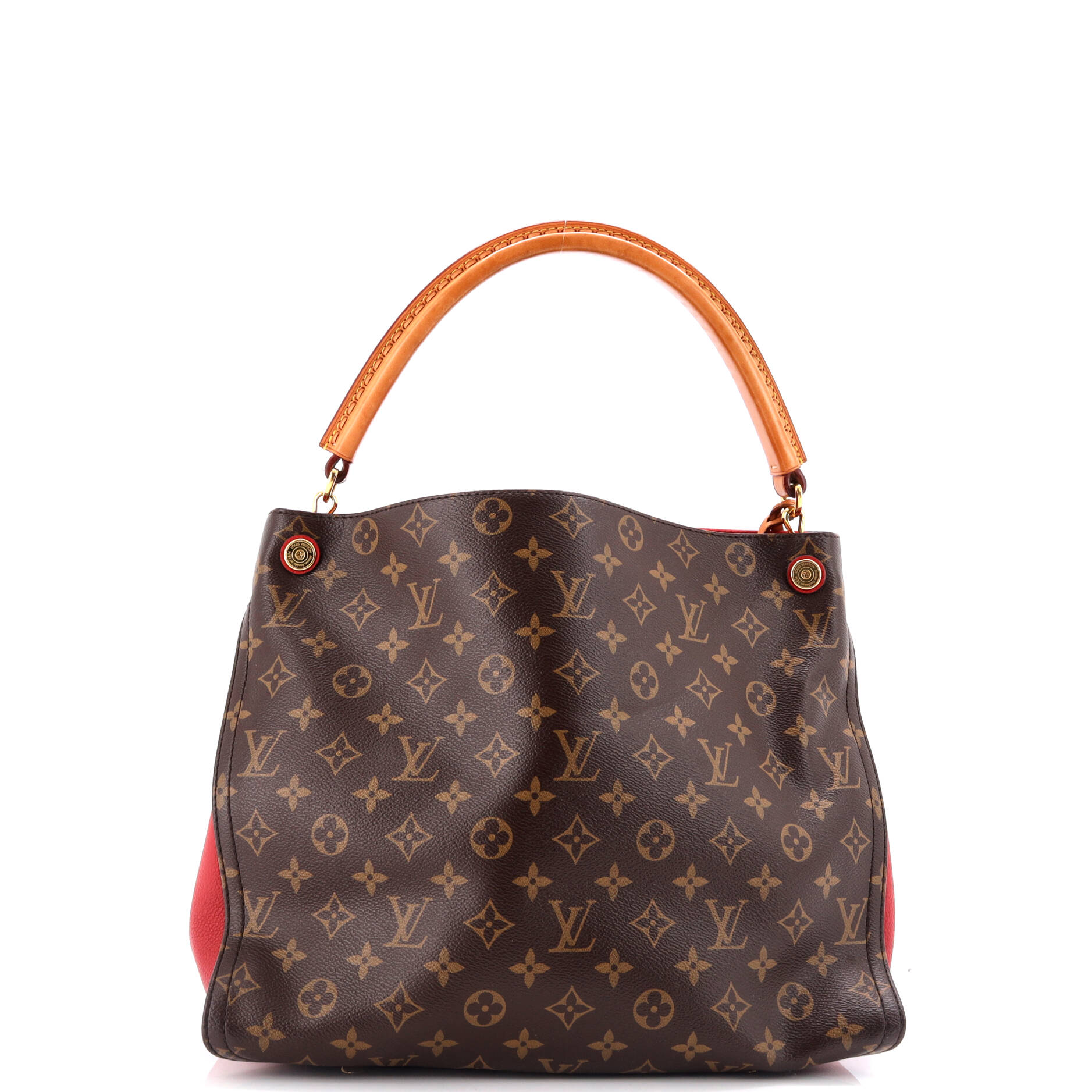 Louis Vuitton Gaia Handbag Canvas Monogram Travel Bag