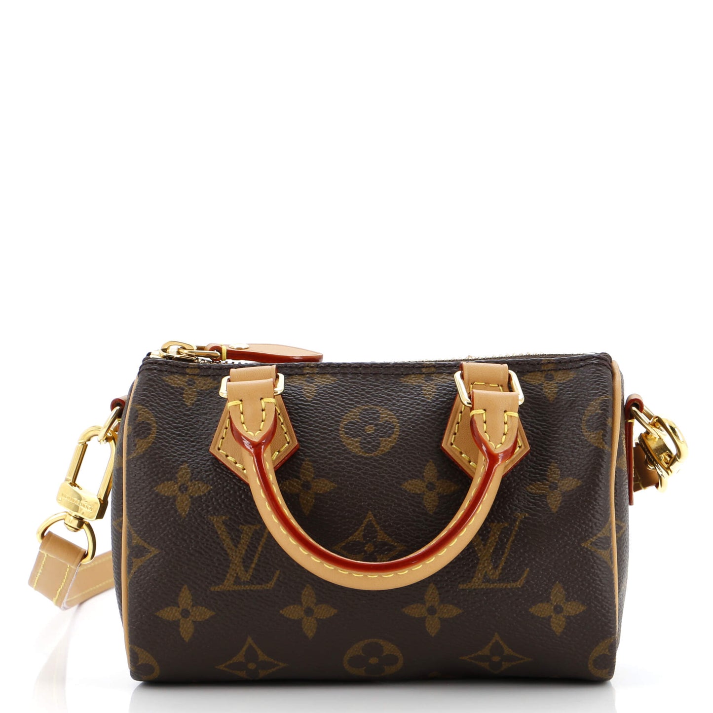 Louis Vuitton Speedy Bandouliere Nm Bag Nano Canvas Monogram Shoulder Bag