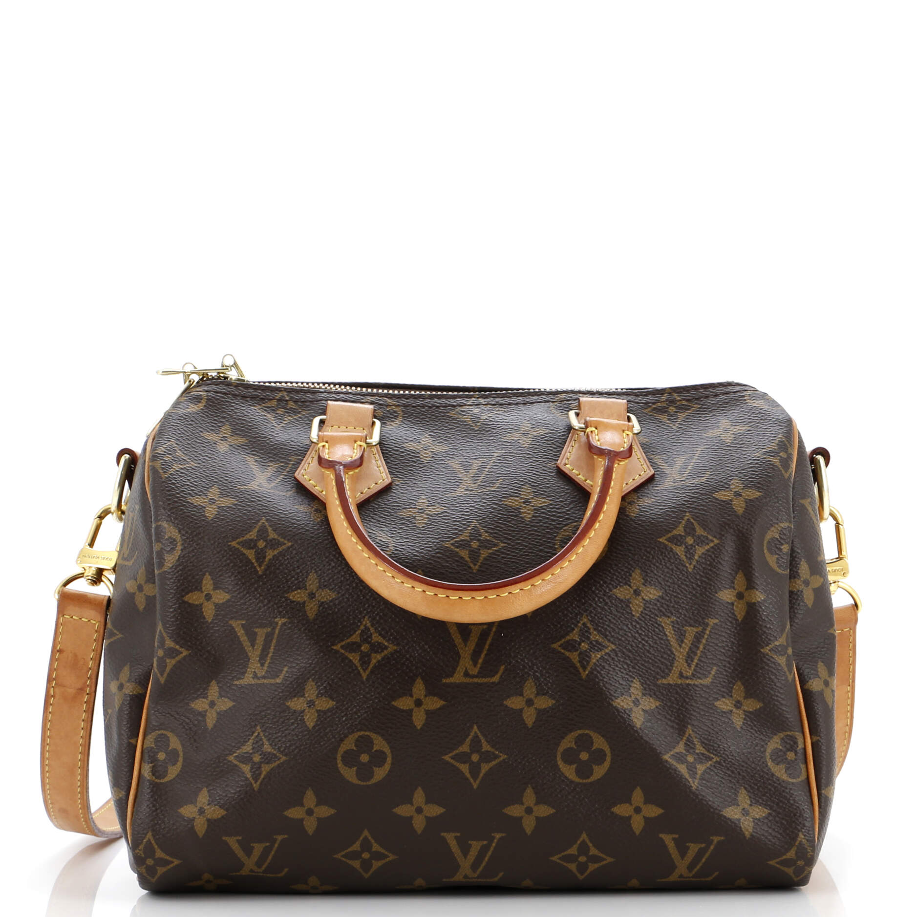 Louis Vuitton Speedy Bandouliere Bag Canvas Monogram Travel Bag Canvas 252850251