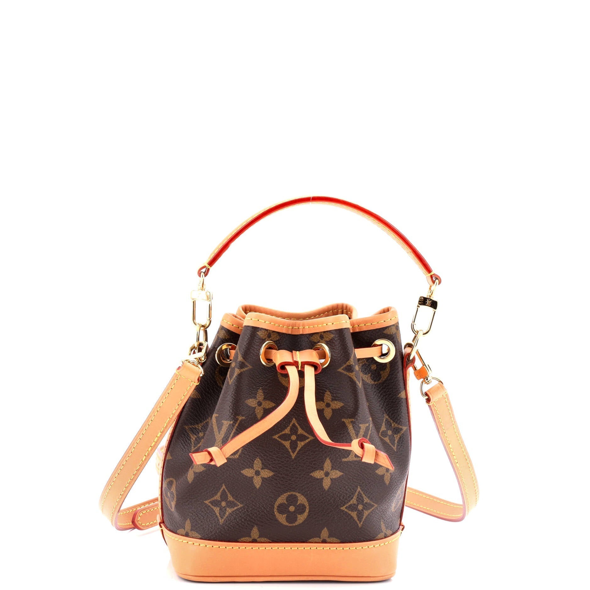 Louis Vuitton Noe Nm Handbag Nano Canvas Monogram Bucket Bag