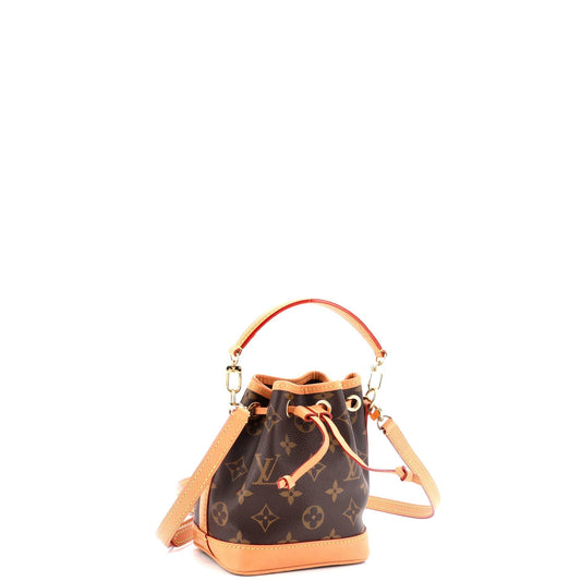 Louis Vuitton Noe Nm Handbag Nano Canvas Monogram Bucket Bag