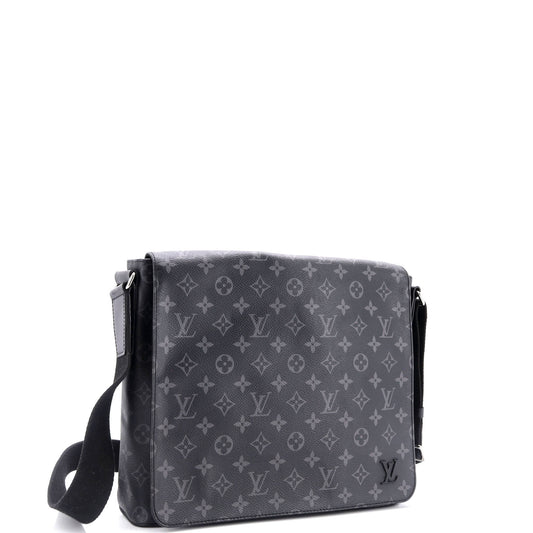 Louis Vuitton District Messenger Bag Eclipse Mm Canvas Monogram Travel Bag