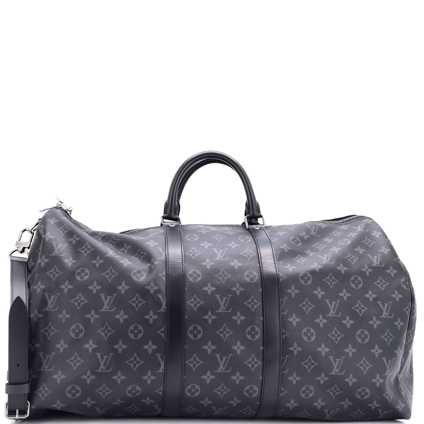 Louis Vuitton Keepall Bandouliere Bag Eclipse Canvas Monogram Travel Bag