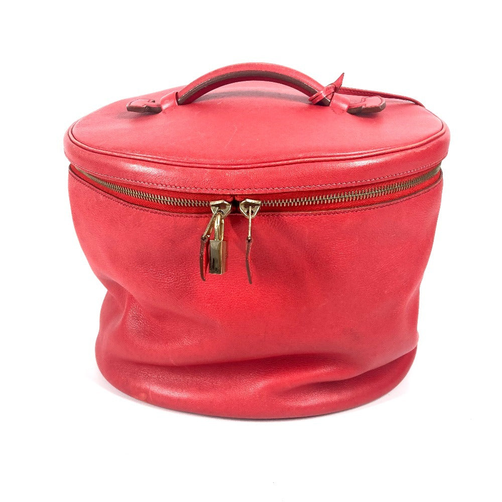 Hermes Handbag Inter City Women Leather Red Travel Bag