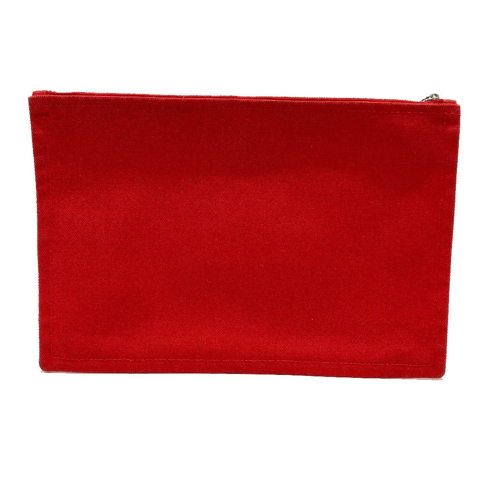 Pouch Cotton Flat Fastener Yachting Gm Unisex(Unisex) Red Shoes