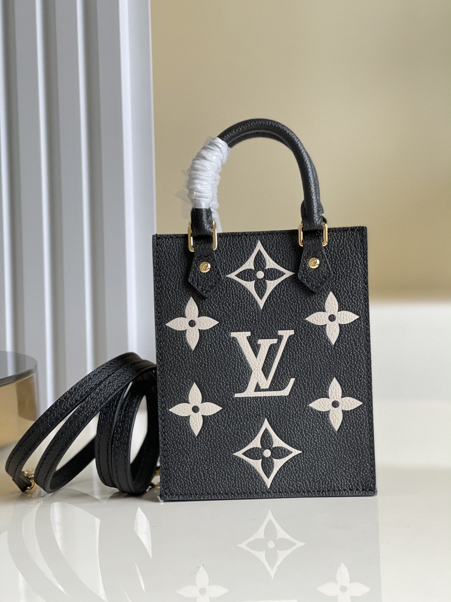 Top Quality Petit Sac Plat Empreinte For Monogram Black Crossbody Bag