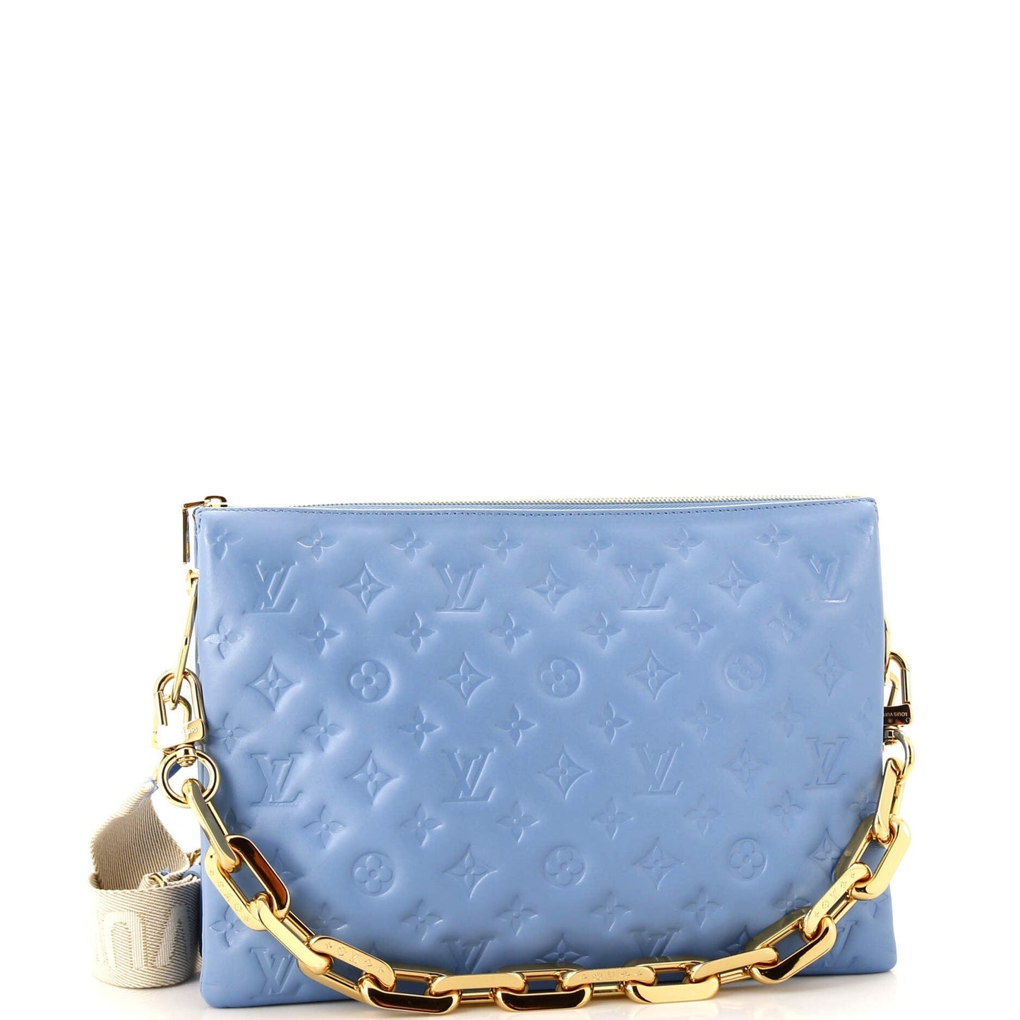 Louis Vuitton Coussin Bag Embossed Lambskin Mm Monogram Shoulder Bag Lambskin Mm2912011