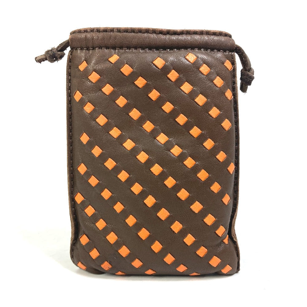 Hermes Pouch Anyo Miro Pochette Pillow Pm Women Handbag Brown Travel Bag