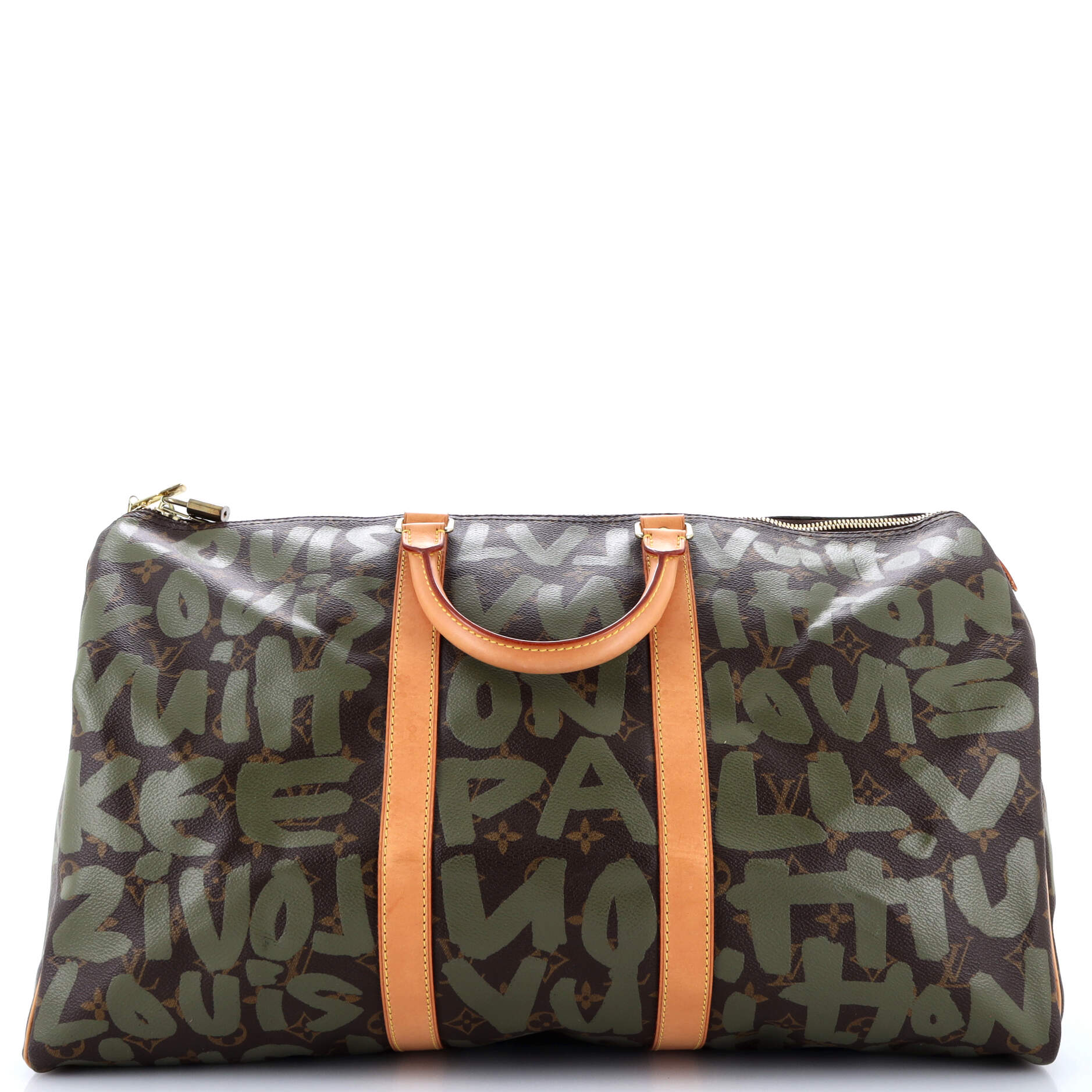 Louis Vuitton Keepall Bag Limited Edition Graffiti Monogram Travel Bag