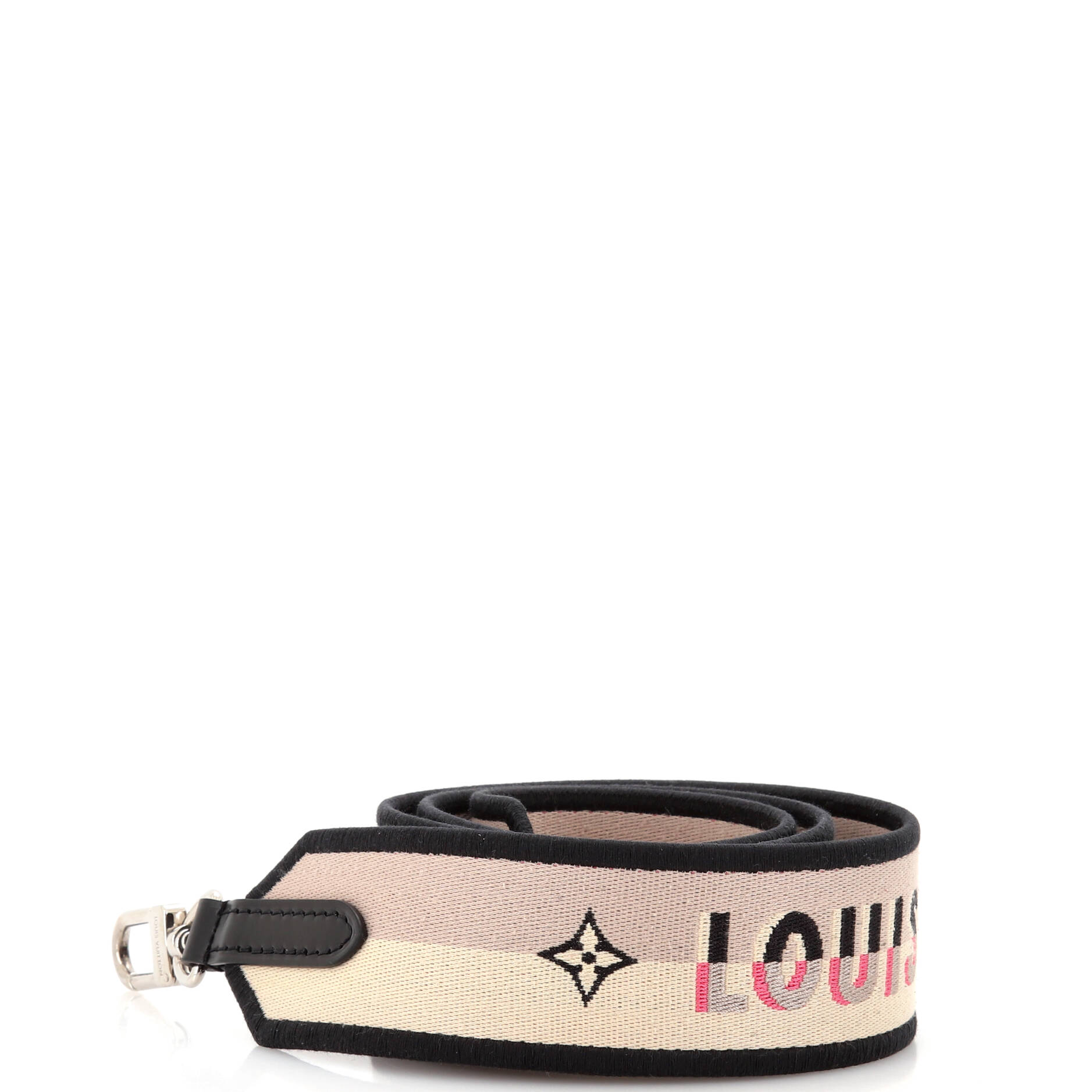 Louis Vuitton Shoulder Strap Jacquard Wide Logo Shoulder Bag