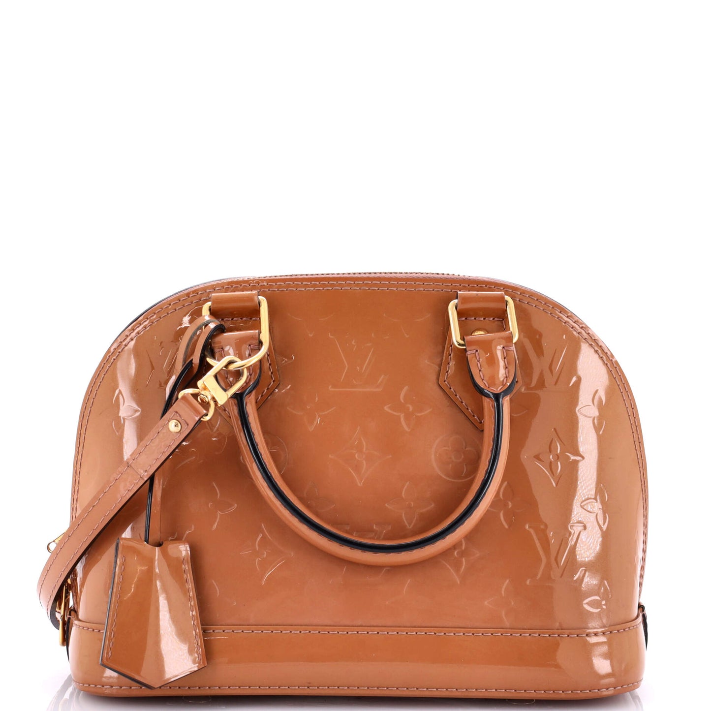 Louis Vuitton Alma Handbag Vernis Bb Monogram Shoulder Bag